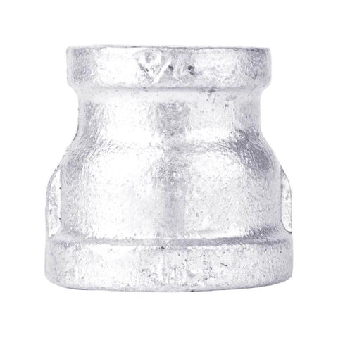 STZ Industries 3/8 in. FIP each X 1/4 in. D FIP Galvanized Malleable Iron Reducing Coupling (Pack of 5)