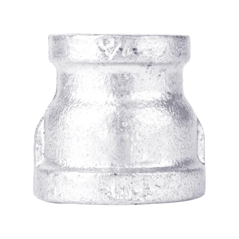 STZ Industries 1/2 in. FIP each X 3/8 in. D FIP Galvanized Malleable Iron Reducing Coupling (Pack of 5)