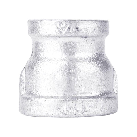 STZ Industries 1/2 in. FIP each X 3/8 in. D FIP Galvanized Malleable Iron Reducing Coupling (Pack of 5)