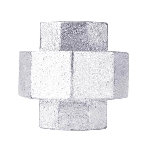 STZ Industries 1/2 in. FIP each X 1/2 in. D FIP Galvanized Malleable Iron Union (Pack of 5)