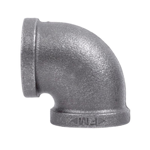 STZ Industries 1/2 in. FIP each X 1/2 in. D FIP Black Malleable Iron 90 Degree Elbow (Pack of 5)