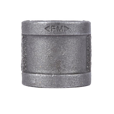 STZ Industries 1/2 in. FIP each X 1/2 in. D FIP Black Malleable Iron Coupling (Pack of 5)