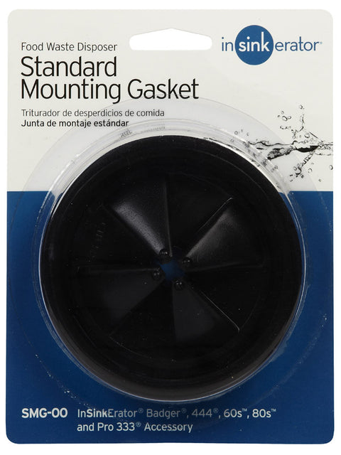 InSinkErator Garbage Disposal Gasket Black Rubber