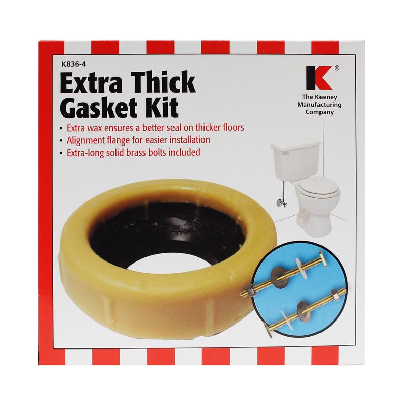 Keeney Wax Ring Kit Yellow Rubber
