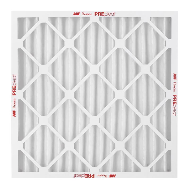 AAF Flanders PREpleat M11 SC 24 in. W X 24 in. H X 4 in. Synthetic 11 MERV Pleated Air Filter 1 pk (Pack of 6)