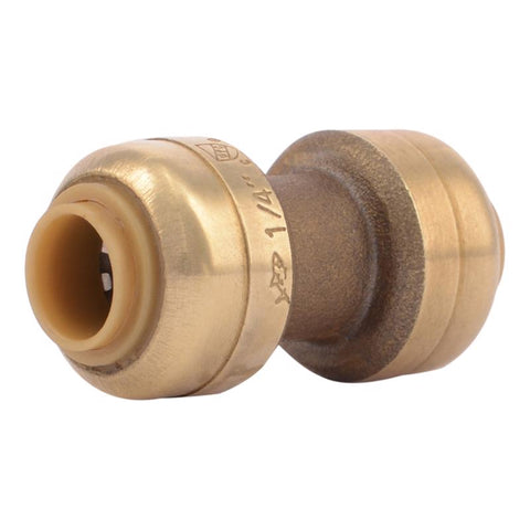 SharkBite 1/2 in. PEX Barb Grade X 1/2 in. D Polybutylene Barb Grade Brass Coupling