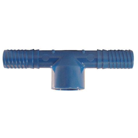 Inserto Twister Apollo Blue de 1/2 pulg. para te de inserción de acetal X de 1/2 pulg. D, 1 ud.