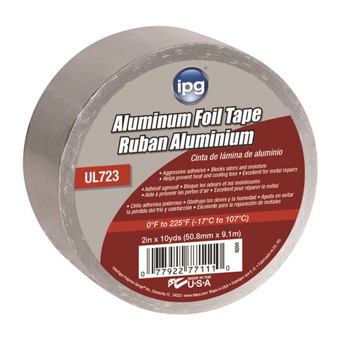 IPG 2 in. W X 10 yd L Silver Foil Tape