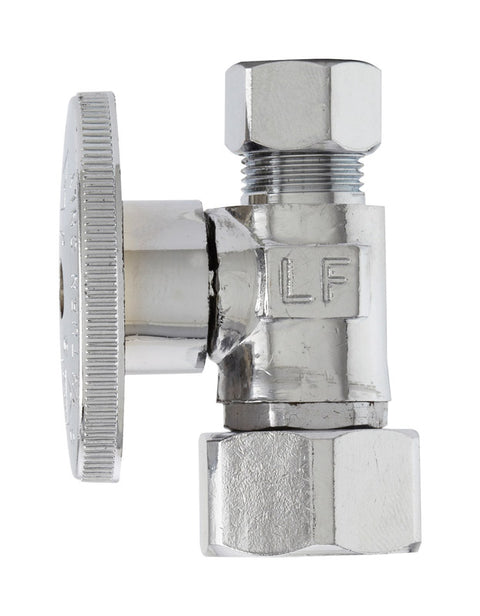 Plumb Pak 1/2 in. FIP in. X 3/8 in. Compression Brass Repair Valve