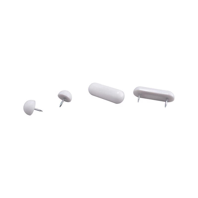 Plumb Pak Toilet Seat Bumper Set White Plastic For Universal