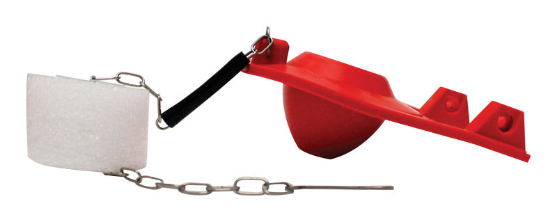 Keeney Flapper and Chain Red Vinyl