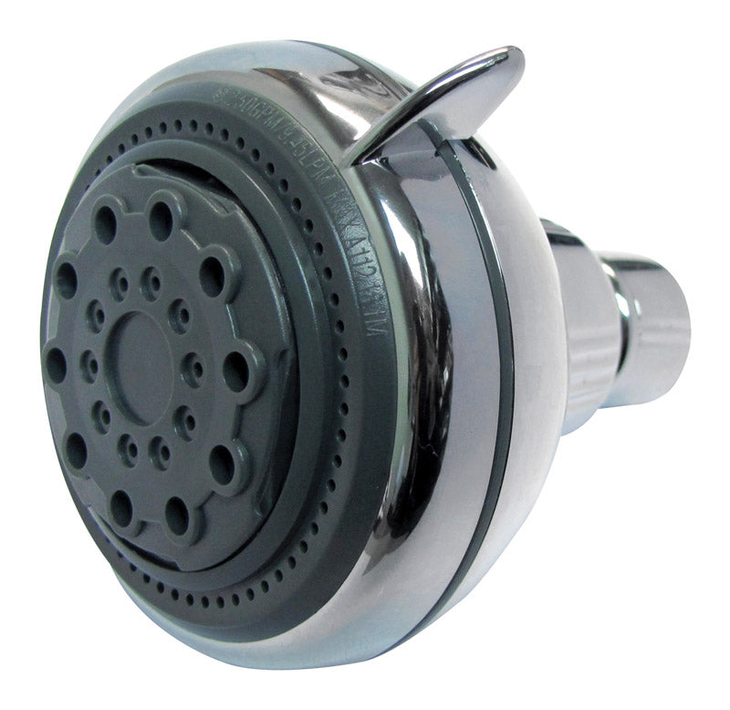 Plumb Pak Polished Chrome Plastic 5 settings Showerhead 2 gpm