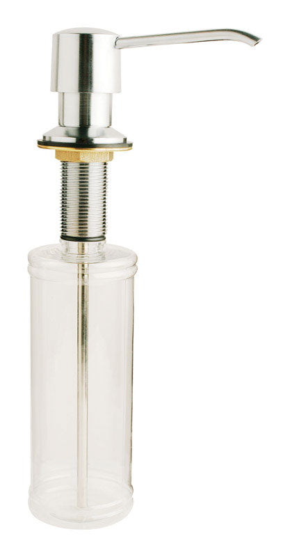 Plumb Pak Chrome Silver Plastic Lotion/Soap Dispenser