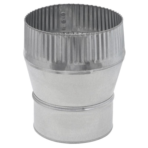 Imperial 4 in. D X 5 in. D Galvanized Steel Stove Pipe Increaser