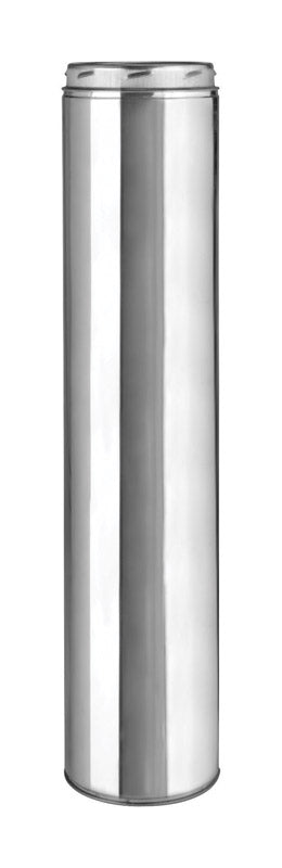 Tubo de chimenea de acero inoxidable Selkirk Sure-Temp de 8 pulg. de diámetro x 48 pulg. de largo