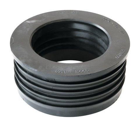 Fernco Schedule 40 4 in. Compression X 3 in. D Compression PVC 5 in. Donut Fitting 1 pk