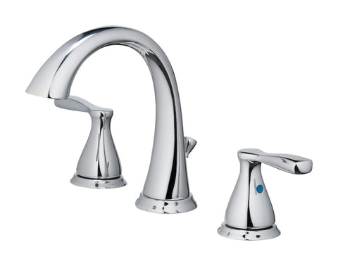 Oakbrook Collection Modena Chrome Modern Widespread Bathroom Sink Faucet 6-8 in.