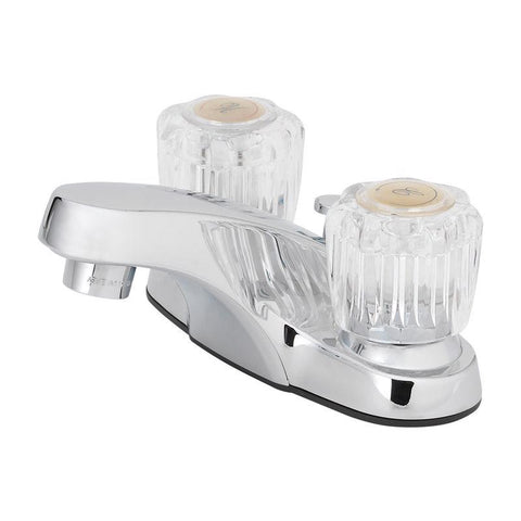 Oakbrook Collection Essentials Chrome Transitional Pop-up Bathroom Sink Faucet 4 in.