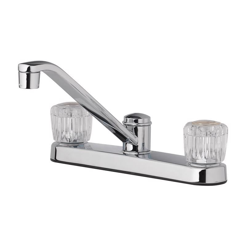 Oakbrook Collection Essentials Two Handle Chrome Kitchen Faucet