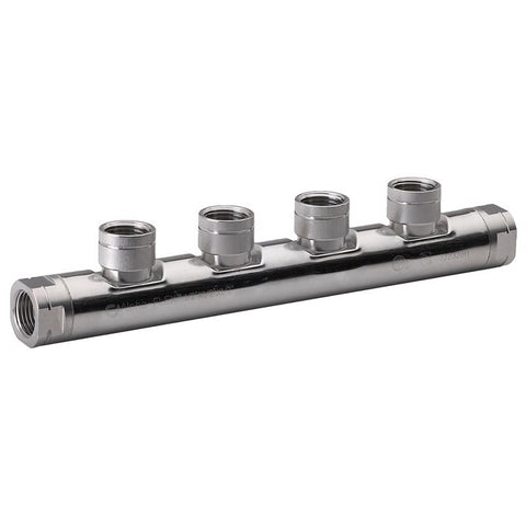 Home-Flex 1/2 in. FPT X 1/2 in. D FPT 1/2 in. D FIP Steel Manifold