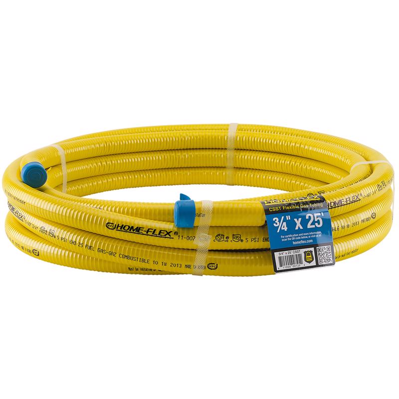 Home-Flex 1/2 in. X 25 ft. L Stainless Steel CSST Gas Tubing