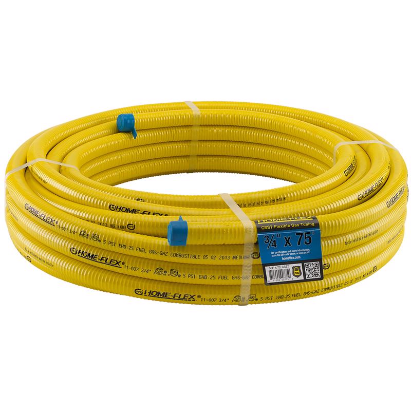 Home-Flex 3/4 in. D X 75 ft. L CSST Flexible Gas Tubing