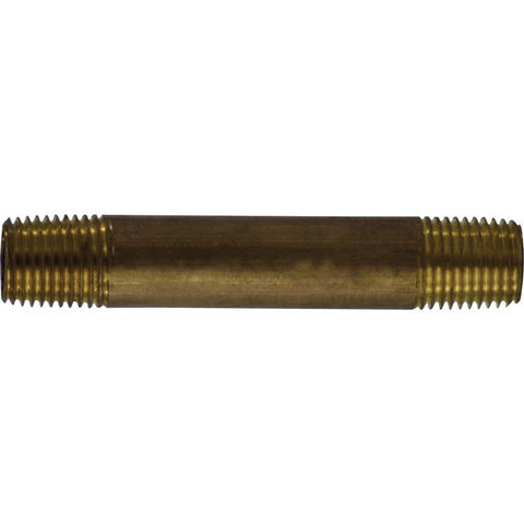 Anderson Metals 3/4 in. MPT in. Red Brass Nipple 1-1/2 in. L