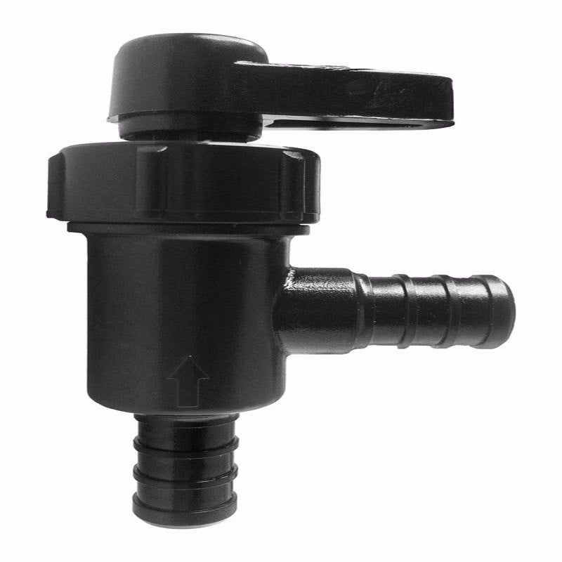 Flair-It Ecopoly 1/2 in. Crimp X 1/2 in. Crimp Plastic Angle Stop Valve (Pack of 10)