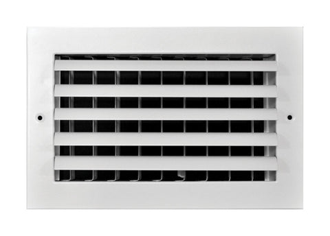 Tru Aire 4 in. H X 8 in. W 1-Way White Aluminum Wall/Ceiling Register