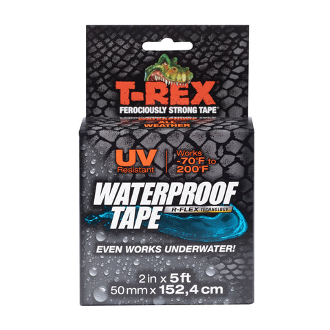 T-Rex 2 in. W X 5 ft. L Black Waterproof Repair Tape (Pack of 6)