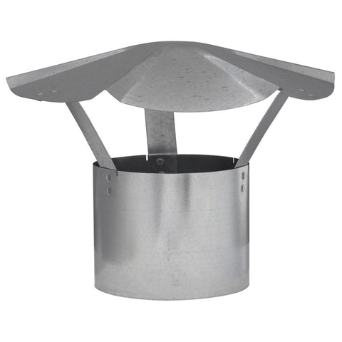 Imperial 5 in. D Galvanized Steel Rain Cap (Pack of 10)