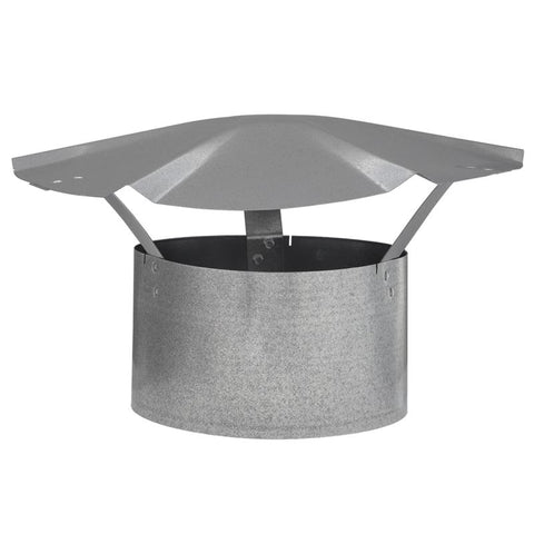 Imperial 7 in. D Galvanized Steel Rain Cap (Pack of 9)