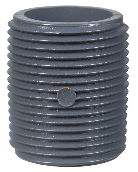 B&K Schedule 80 1-1/2 in. MIP X 1-1/2 in. D MIP PVC Close Nipple 1 pk