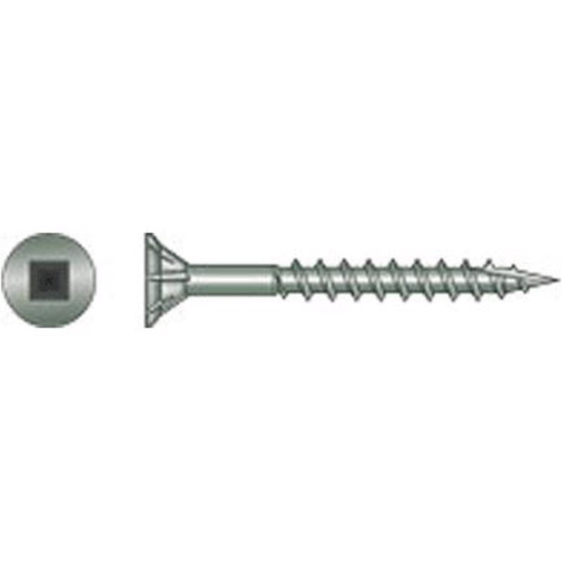 Simpson Strong-Tie No. 9 X 1-5/8 in. L Square Galvanized Coarse Cement Board Screws 1500 pk