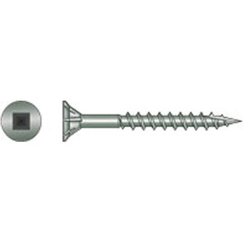 Simpson Strong-Tie No. 9 X 1-5/8 in. L Square Galvanized Coarse Cement Board Screws 1500 pk