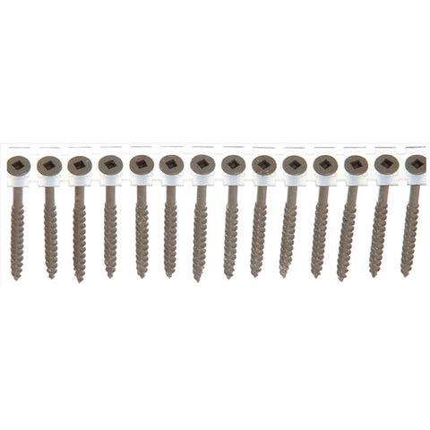 Senco DuraSpin No. 8 Sizes X 2-1/2 in. L Square Square Head Deck Screws 800 pk