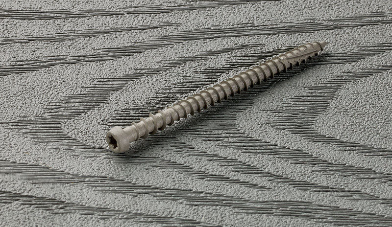 Starborn Cap-Tor No. 10 X 2-3/4 in. L Gray Star Undercut Head Composite Deck Screws 350 pk
