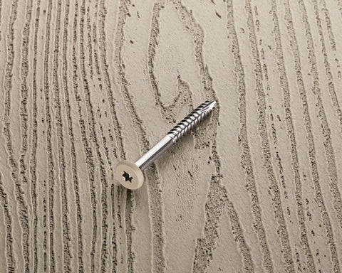 Starborn Deckfast No. 9 X 1-7/8 in. L Tan-Gray Star Pan Head Fascia Screws 100 pk
