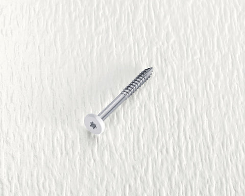Starborn Deckfast No. 9 X 1-7/8 in. L White Star Pan Head Fascia Screws 100 pk
