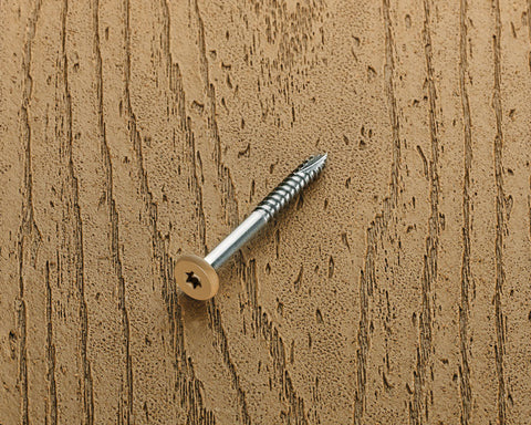 Starborn Deckfast No. 9 X 1-7/8 in. L Rosy Brown Star Pan Head Fascia Screws 100 pk