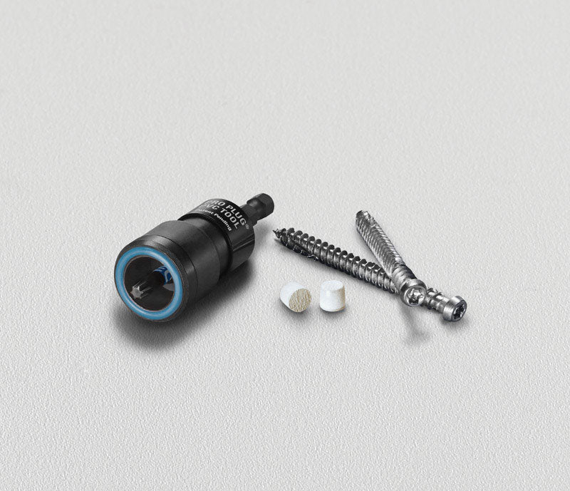 Kit de tornillos y tapones para cubierta Starborn Pro Plug N.º 10 x 2-1/2 pulg. de largo con cabeza decorativa Star Trim, 1 paquete