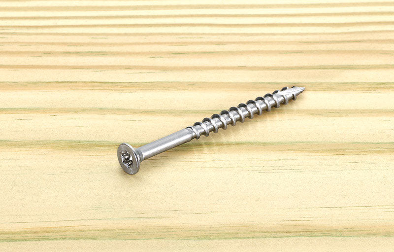 Starborn Deckfast No. 10 X 2-1/2 in. L Silver Star Flat Head Deck Screws 250 pk