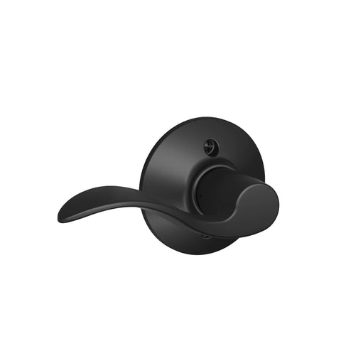 Schlage Accent Matte Black Dummy Lever