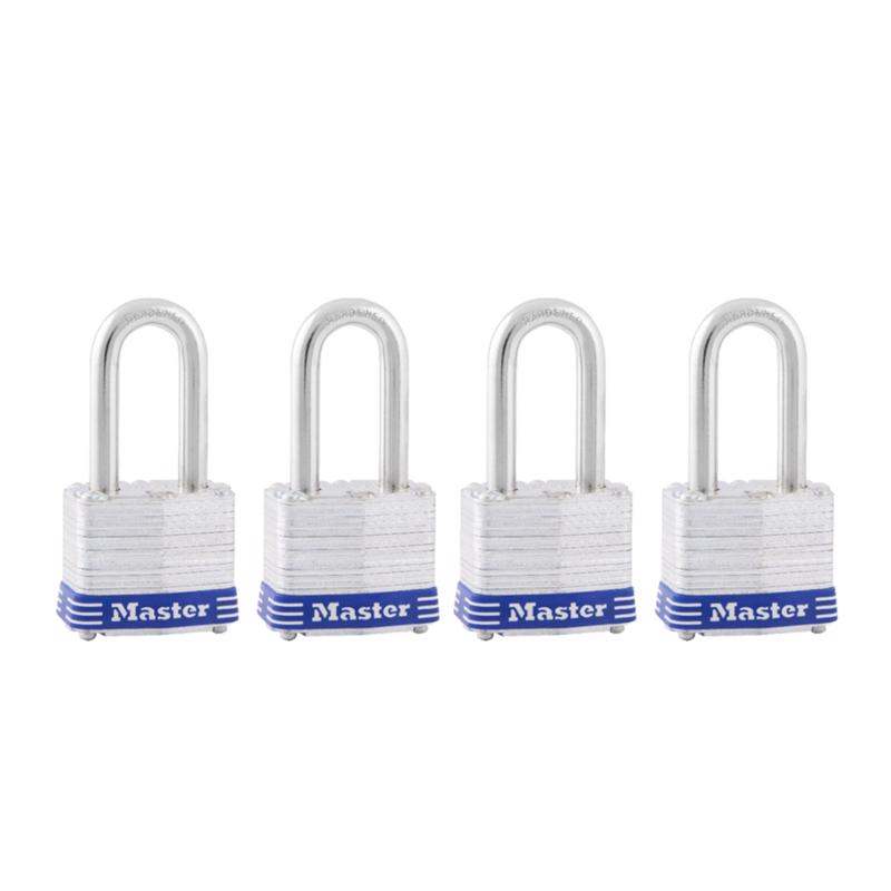 Master Lock 1-9/16 in. W Steel Pin Tumbler Exterior Padlock