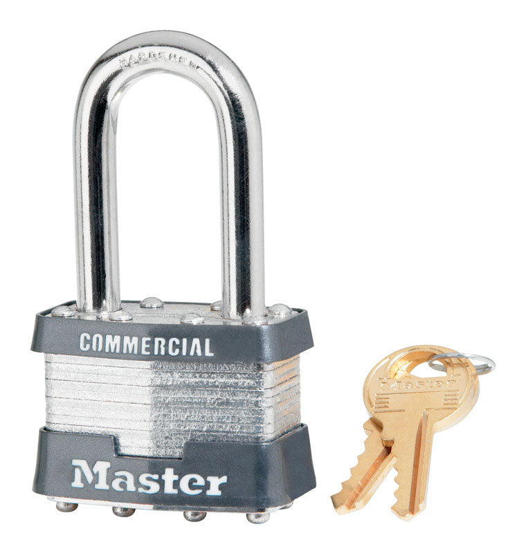 Master Lock 1-5/16 in. H X 1-3/4 in. W Steel Pin Tumbler Padlock