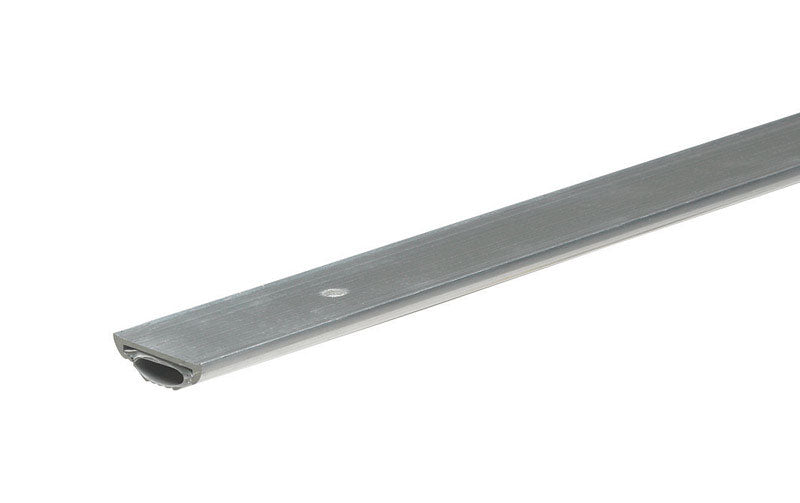 Frost King 2,8 pulg. de alto x 1,25 pulg. de ancho x 36 pulg. de largo, aluminio brillante, perfil bajo, plateado