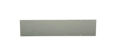 Ives 34 in. L Satin Gray Stainless Steel Push Plate 1 pc
