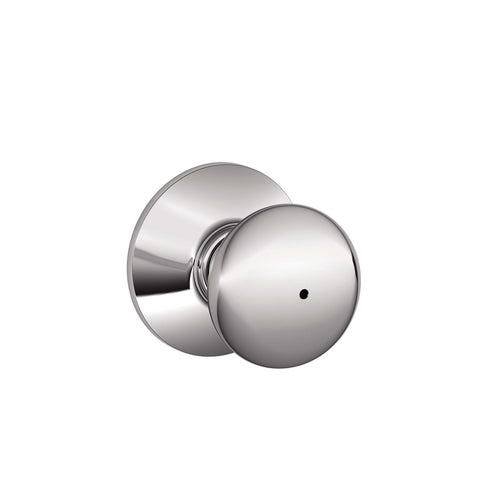 Schlage Plymouth Bright Chrome Privacy Knob