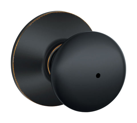 Schlage Plymouth Aged Bronze Privacy Knob