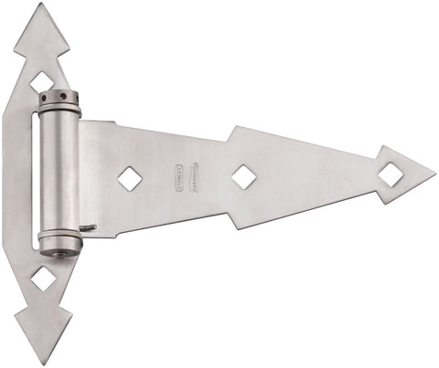National Hardware 7 in. W X 7 in. L Stainless Steel Stainless Steel Ornamental T Hinge 1 pk